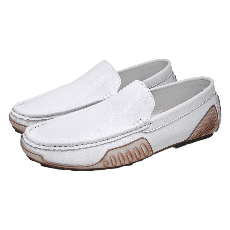 Summer 2024 new cross-border plus size casual slip-on all-match Tods outdoor driving lightweight men's leather shoes
