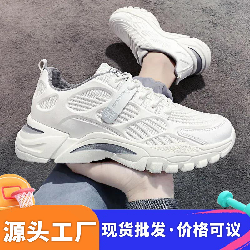 Picture of New Spring Men's Shoes, Low-Top Men's Shoes, Sports Shoes, Trendy and Versatile, Height-Increasing Dad Shoes, Men's Korean Style Versatile Shoes