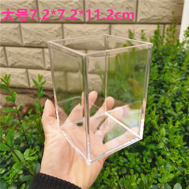 Wholesale acrylic tuhao Golden Pen Holder yagali transparent pen holder stationery pen holder factory large