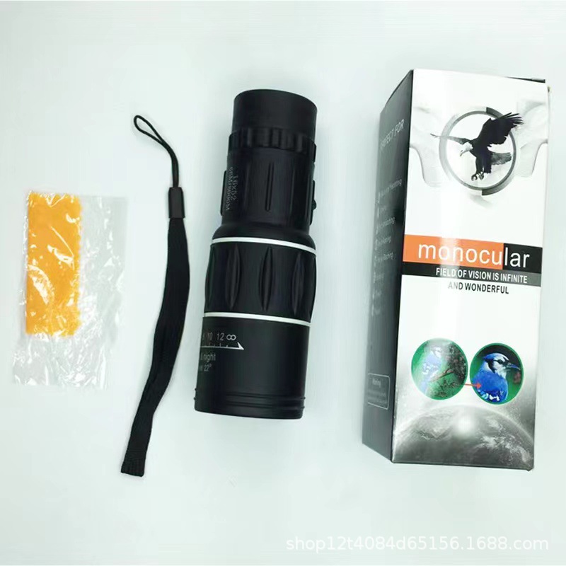 Picture of Monocular High-Power High-Definition 16X52 Telescope Manufacturer Low-Light Night Vision Mobile Phone Camera Outdoor Telescope
