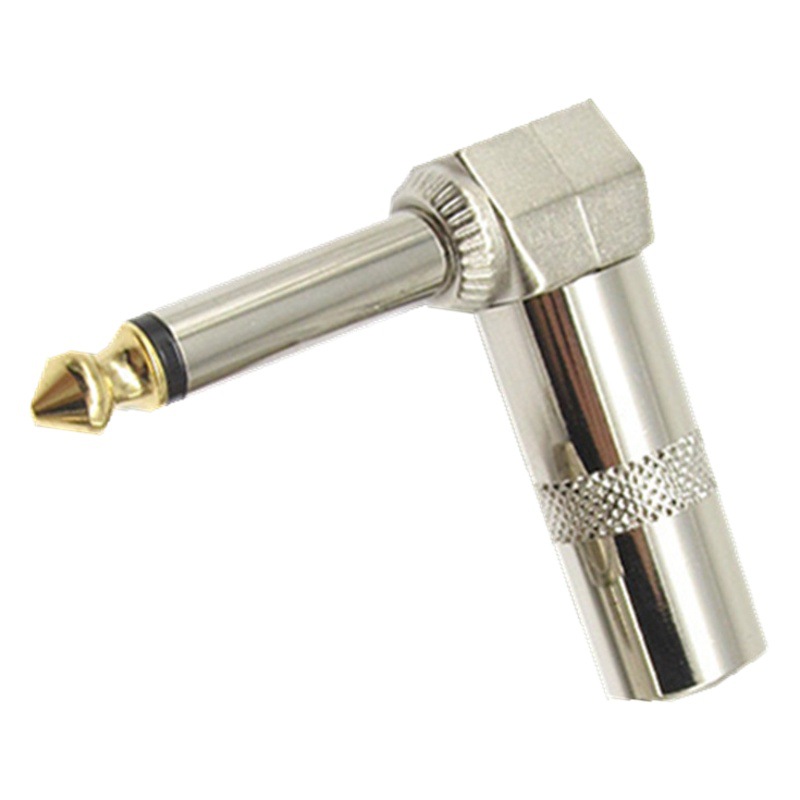6.5MM guitar cable plug bass cable plug welding plug gold-plated 6.35MM welding plug