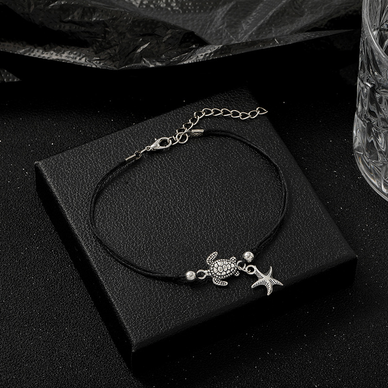Picture of AliExpress hot selling anklet European and American beach bohemian starfish turtle wear rope simple anklet wholesale women