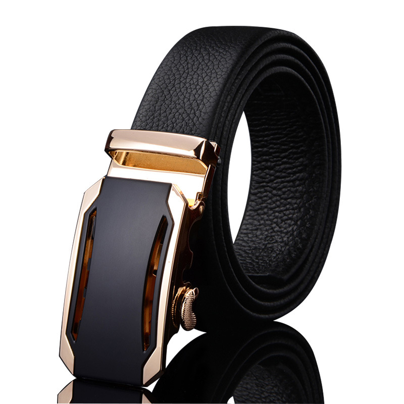 Picture of Men's Belt Leather High-end Automatic Buckle Casual Men's Cowhide Belt Men's Trousers Belt Men's Wholesale
