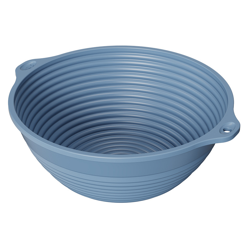 Picture of Silicone Fermentation Basket Household Oven Baking Dough Fermentation Bowl Folding High Temperature Resistant Large Capacity Bread Fermentation Basket