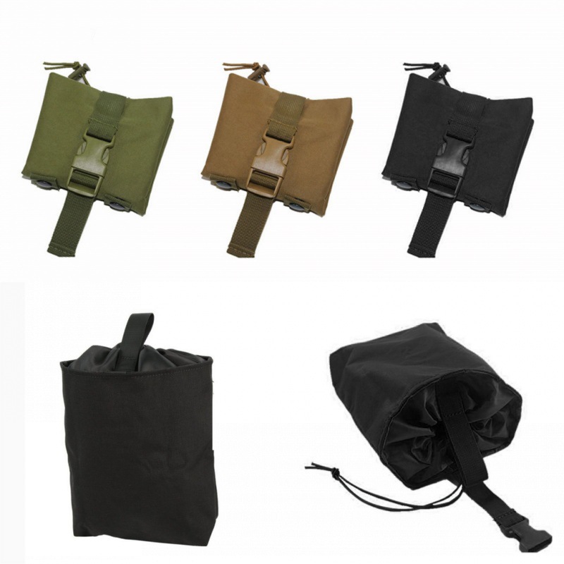 Outdoor Tactical Foldableing Recycling Bag Molle Accessory Hanging Bag Multi-Functional Small Waist Bag Storage Bag Factory Direct Sale