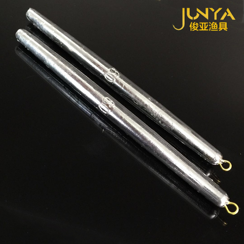 Junya fishing gear wholesale long anchor fish lead pendant wholesale over 88 yuanstrip lead fishing pencil lead pendant