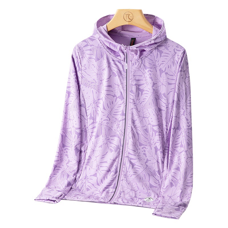 Summer Thin Sun Protection Clothing for Women, Uv-Resistant Fabric Air Conditioning Shirt, Women's Skin Sun Protection Jacket, Windbreaker for Outdoor Use