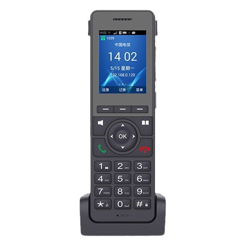Mobile Handheld Wifi Fixed-Line Phone Supports 4g Sim Card Network Ip Phone Voip Sip Home Office Desktop