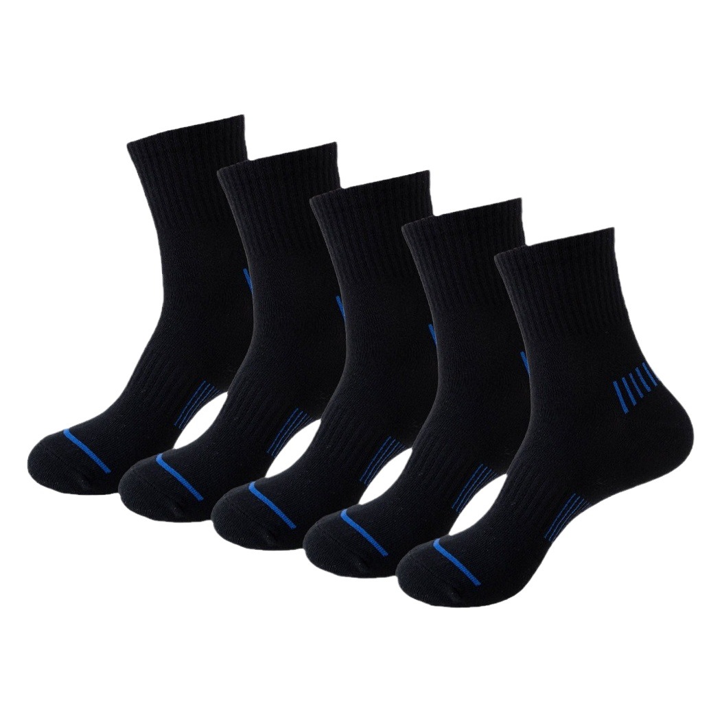 Men's Mid-Calf Socks, Sports Socks, Deodorant and Sweat-Absorbent Running Outdoor Basketball Socks, Gym Workout Non-Slip Men's Socks