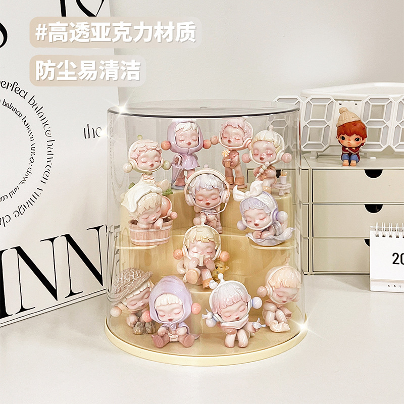 Picture of Bubble Mate Display Box Dustproof Lego Ornaments Hand-held Display Cabinet Blind Box Display Stand Storage Transparent Acrylic
