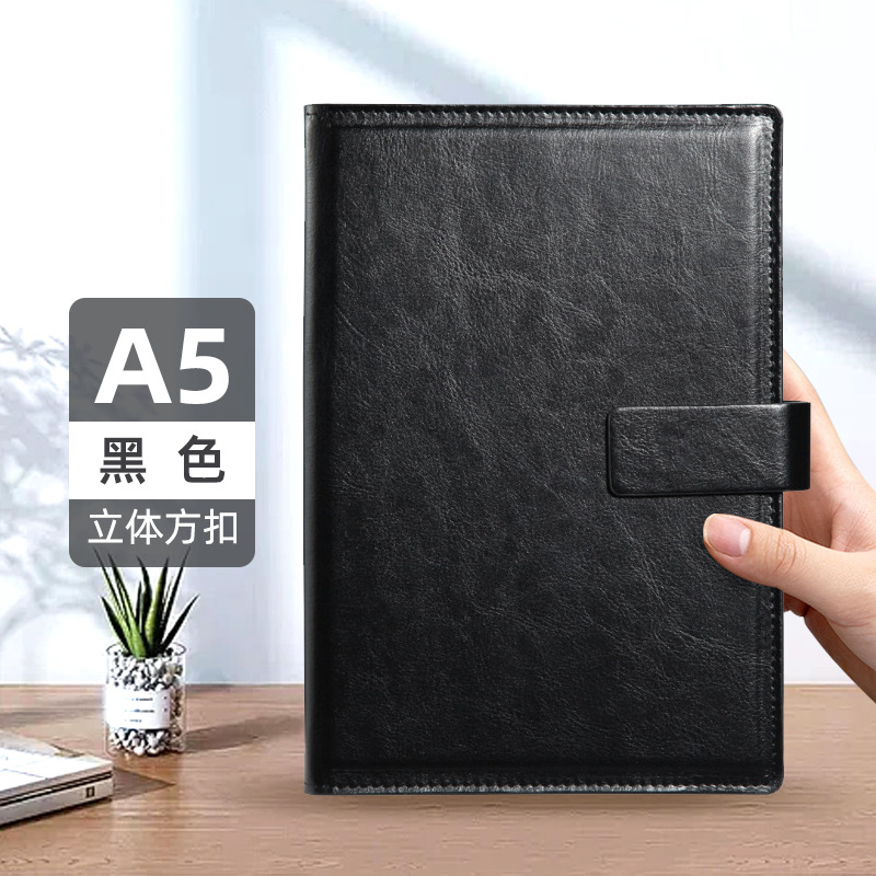Picture of High-Looking A5 Notebook Imitation Leather Hand Ledger Thickeneded Conference B5 Simple Business Notepad Custom Logo