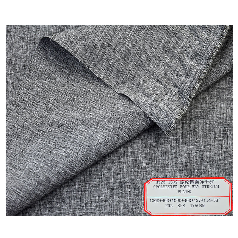 100d + 40d polyester four-sided elastic plain fabric quick-drying sports fabric trench coat beach pants fabric