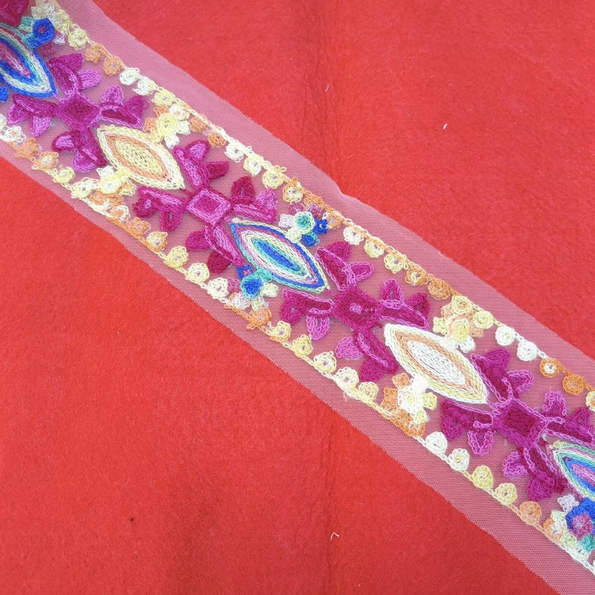 8cm New curtains, ethnic webbing, decorative lace, accessories, towel embroidery, ethnic style sofa cover, table runner, cushion, fabric