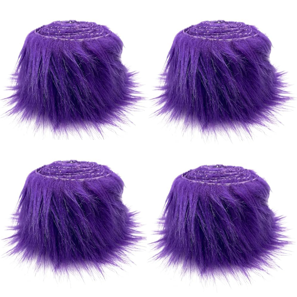 Picture of Spot Wholesale Christmas Tree Skirts Solid Color Plush Strips Home Decoration Washed Plush Strips Clothing Shoes and Hats Accessories Accessories