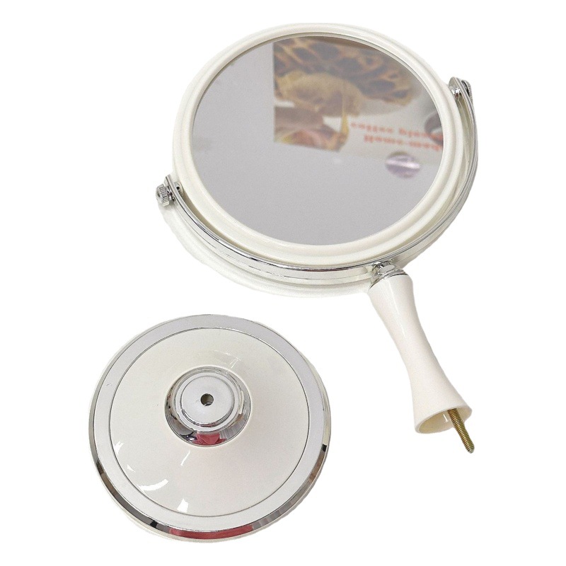 Vanity Mirror 6-inch 360-degree Rotating Vanity Mirror Princess Mirror Desktop European-style Rotating Magnifying Desktop Double-sided Cosmetic Mirror