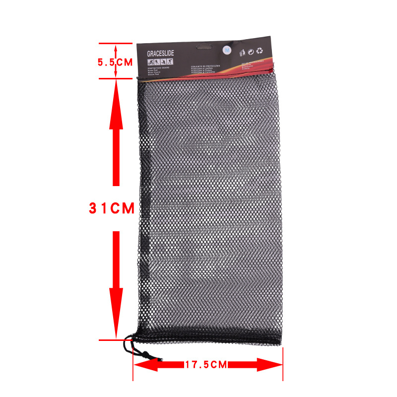 Protective gear set, original mesh bag storage bag, can be equipped with knee pads, elbow pads, palm guards, mesh pocket storage bags, portable storage bags