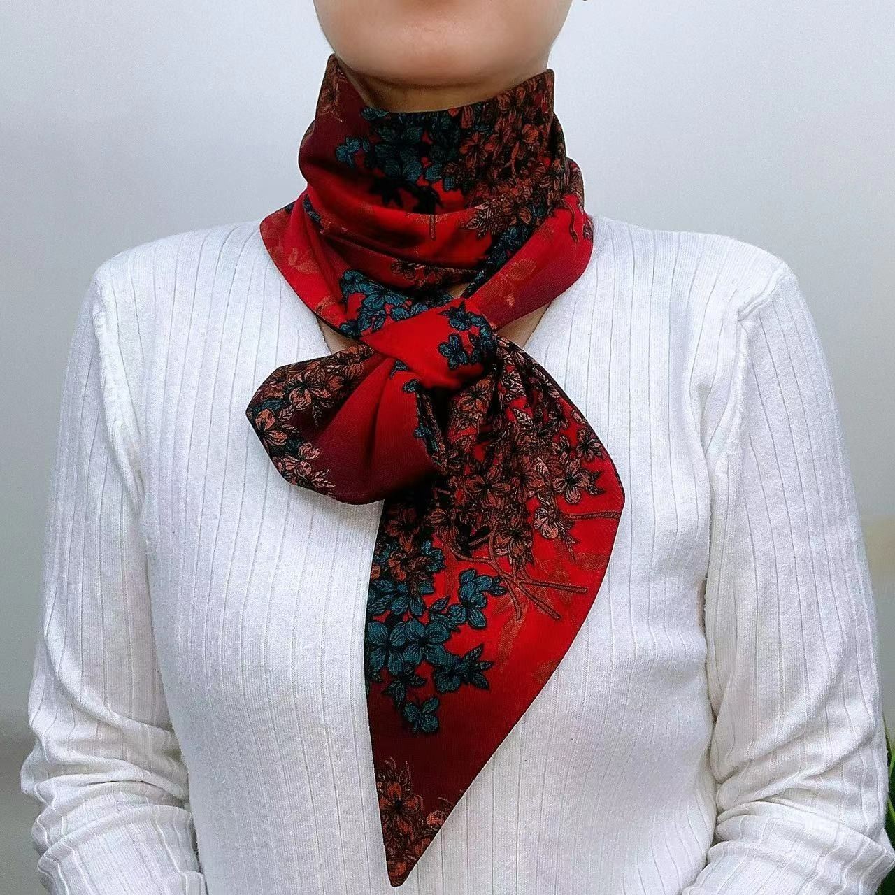Picture of [Increase lengthening] 14*140cm neck long scarf Australian velvet cotton autumn and winter warm scarf fashion scarf scarf