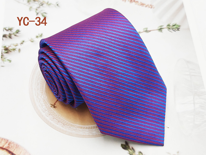 Picture of Business Casual Men's Tie Polyester Silk Twill Black Red Suit Accessories 8cm Hand Tie Solid Color Tie
