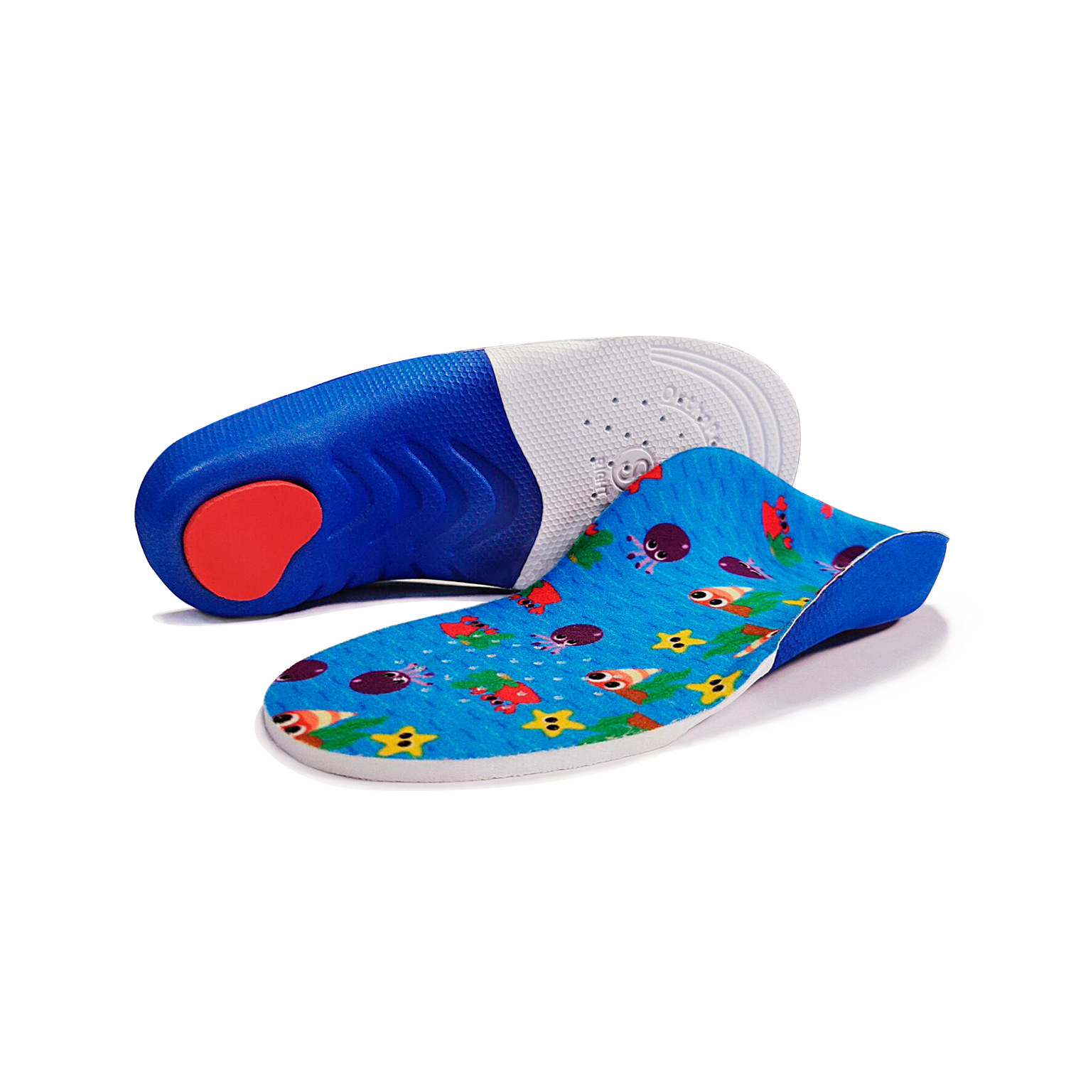EVA Corrective Insoles Children Flatfoot Inner and Outer Splay Arch Support Insoles Foot Inner and Outer Turn Orthopedic Insoles