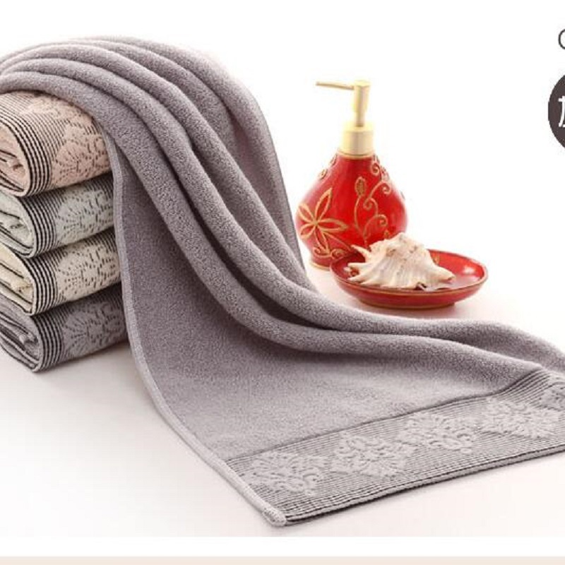 Picture of Gaoyang factory cotton European flower towel soft absorbent large face towel supermarket gift wholesale face towel household towel