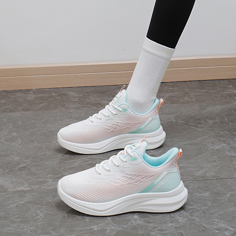 Picture of Spring 2025 New Korean Breathable Flying Weaver Shoes Ins Trendy Students Running sneaker Casual Shoes Cross Border