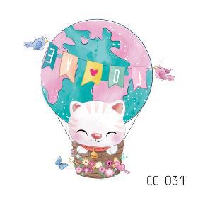 Picture of Cat and Dog Tattoo Stickers Waterproof Girls/Kidsren Cute Little Stickers Cartoon Animal Pet Tattoo Stickers