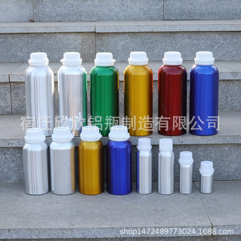 In-Stock Essential Oil Aluminum Bottles 50Ml-6L Polished Anti-Theft Aluminum Cans for Fragrance, Chemical, Pesticide Curing Agents, and Photovoltaic Electrolyte