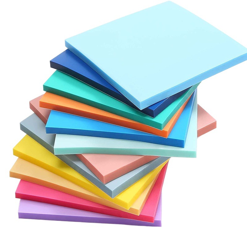 Yuedo size Morandi series transparent sticky notes ins strong sticky cute student notes spot wholesale