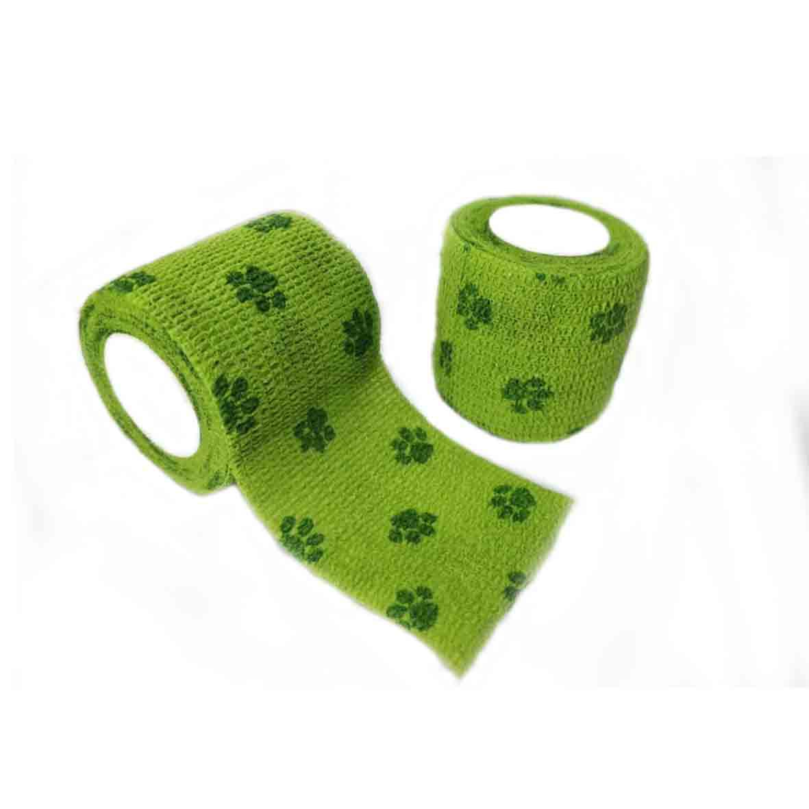 Picture of Factory wholesale non-woven self-adhesive elastic elastic bandage sports protection ankle pet print finger bandage