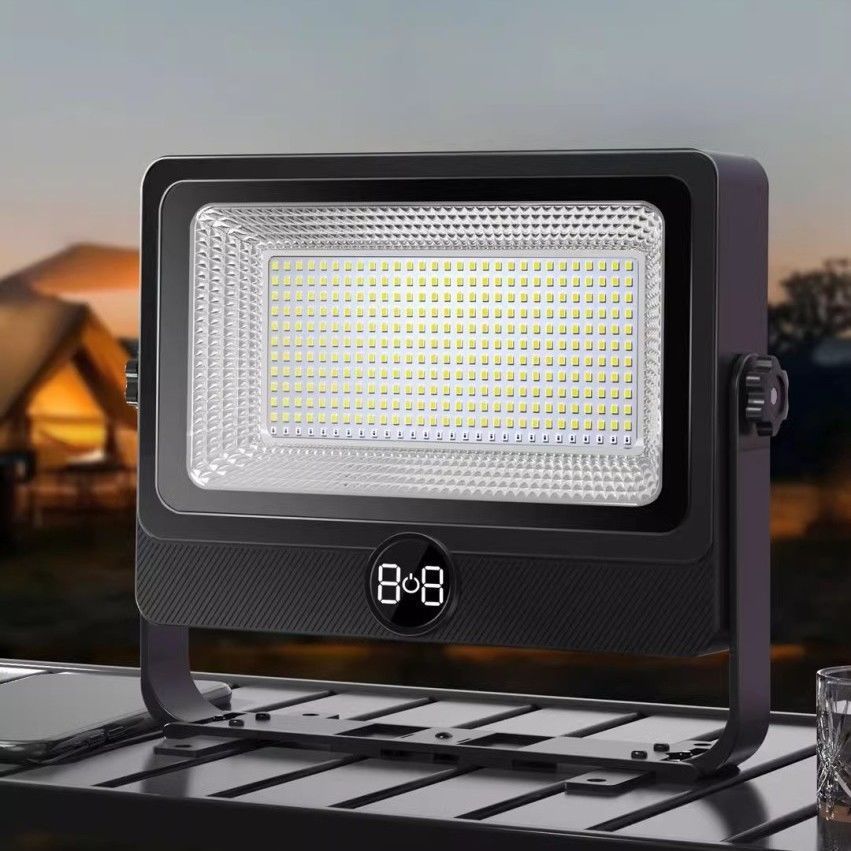 Outdoor magnetic solar lights, night market stalls, multi-functional camping lights, high-power emergency lighting, LED flood lights