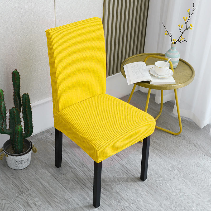 Picture of Thickened Chair Cover Universal Household Dining Chair Cover Elastic One-Piece Stool Cover Dining Table and Chair Cover Backrest Cushion