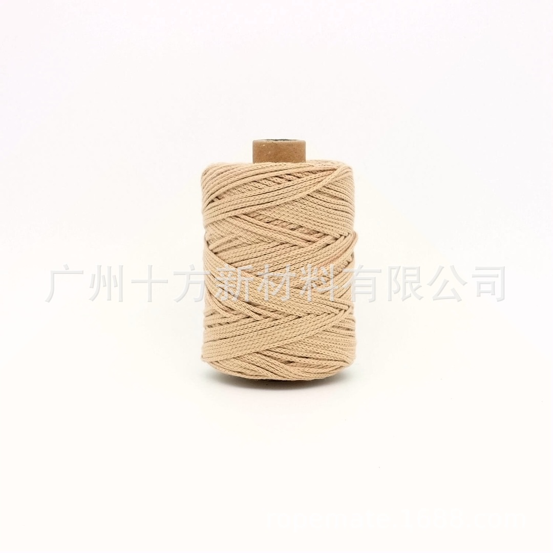 Picture of Wholesale color 1.5mm round strand yarn combed cotton thread crochet wool knitting handmade thread DIY cotton rope