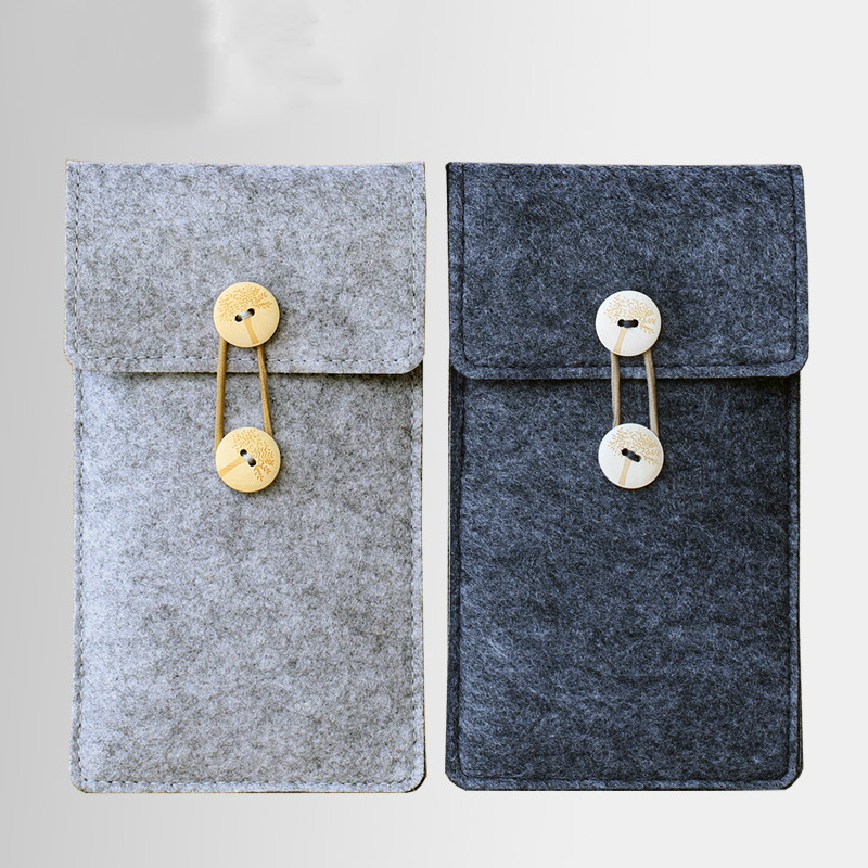 Environmental protection felt mobile phone bag multifunctional mobile phone protective cover felt mobile phone bag gift felt bag