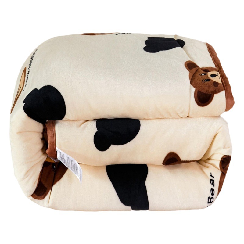 Winter new double-sided velvet quilt thickened warm winter quilt core double baby velvet spring and autumn live broadcast gift delivery
