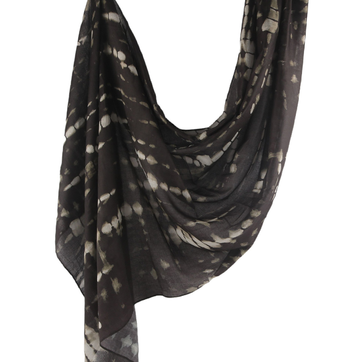 Picture of Best-Selling Watercolor Tie-Dye Cotton Scarf Arabian Satin Polyester Long Scarf Turkish Middle Eastern Scarf
