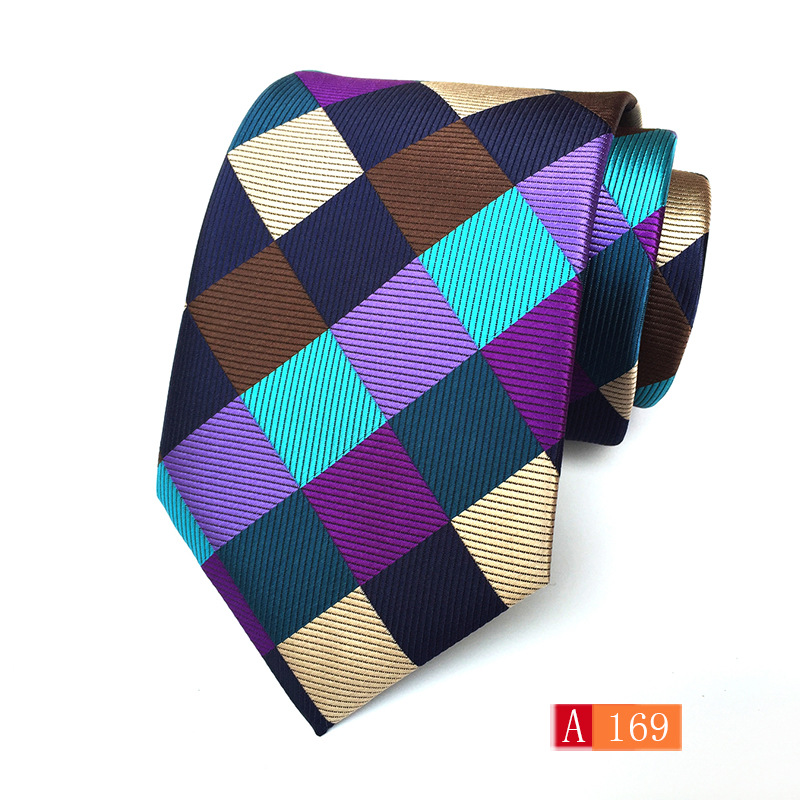 Picture of Source manufacturers polyester jacquard material men's tie big flower spike fashion tie in stock wholesale