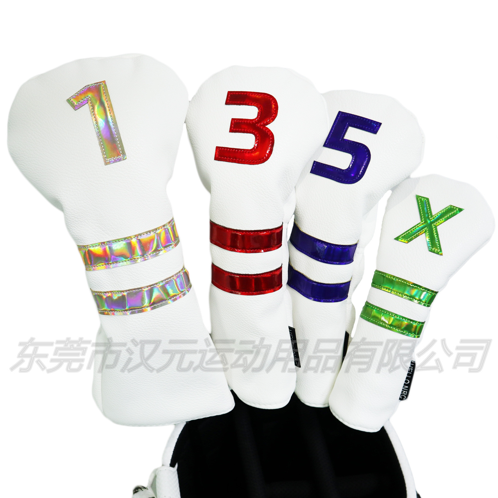 Picture of Manufacturers cross-border new golf club cover wooden pole protective cover cap cover No. 1 wooden fairway wooden chicken leg sports