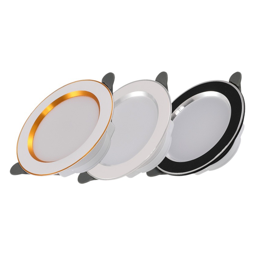Downlight recessed led spotlight ceiling lamp hotel project living room home hole lamp Zhongshan lamp downlight wholesale