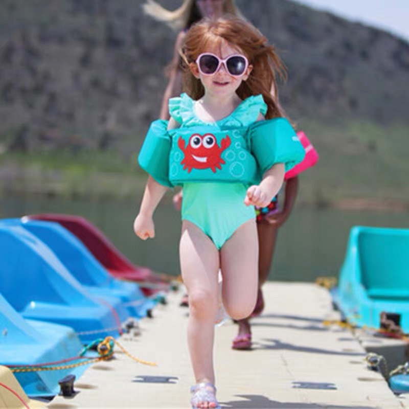 Picture of Cartoon Young Children's Swimming Arm Ring Float Ring Swimming Buoy Life Jacket Baby's Water Sleeve Buoyancy Vest Swimming Equipment
