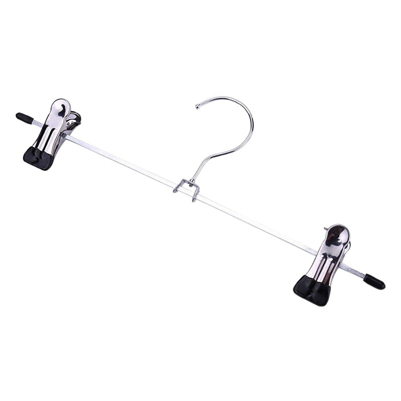 Stainless steel pants rack spot pants clip hanger wardrobe pants clip wholesale Metal non-slip dip drying rack