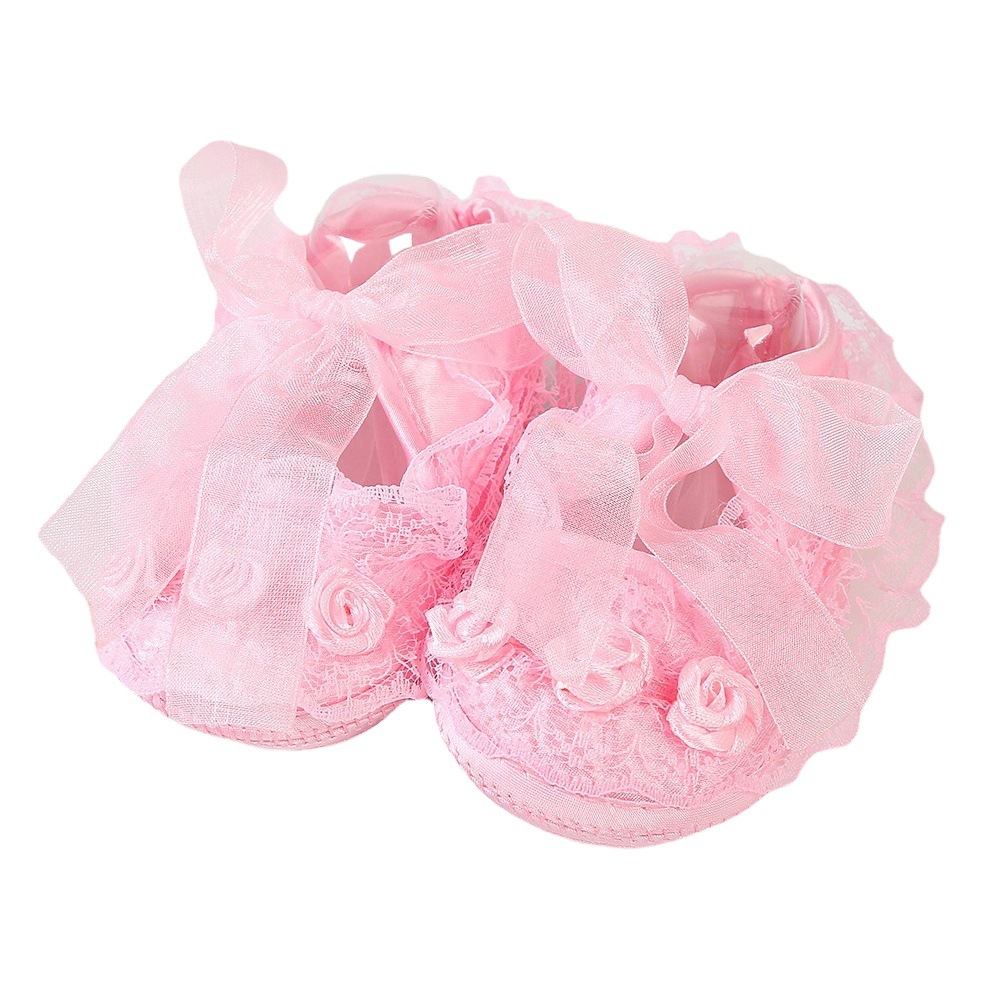 Princess Shoes Female Baby Shoes Spring and Autumn 0-12 Months Children's Single Breathable Toddler Soft Sole Socks Shoes