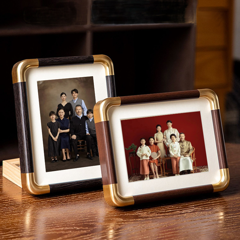 Family photo printing and photo frame setting table advanced sense wall mounting custom photo development photo frame