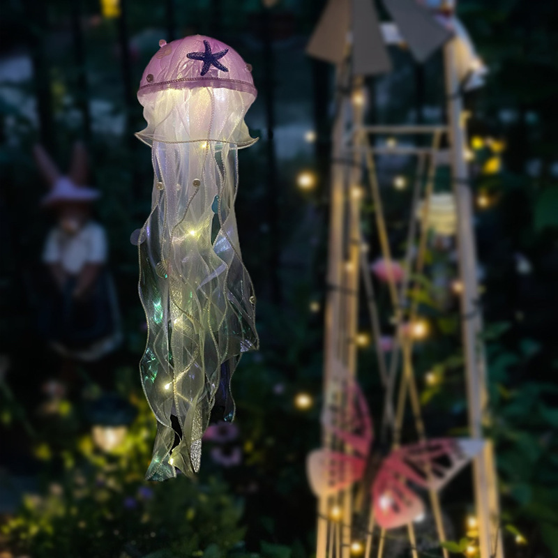Handmade Creative Mat Lamp Diy Material Bag Air Hanging Ornaments Hanging Ornaments Bedside Atmosphere Lamp Bedroom Internet Celebrant Nightlight
