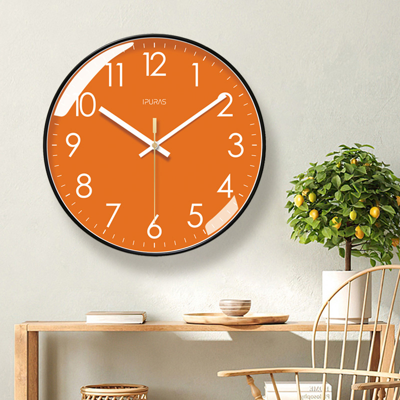 IPRA 6310 wall clock living room clock simple wall watch living room home clock Wall watch mute scanning quartz clock