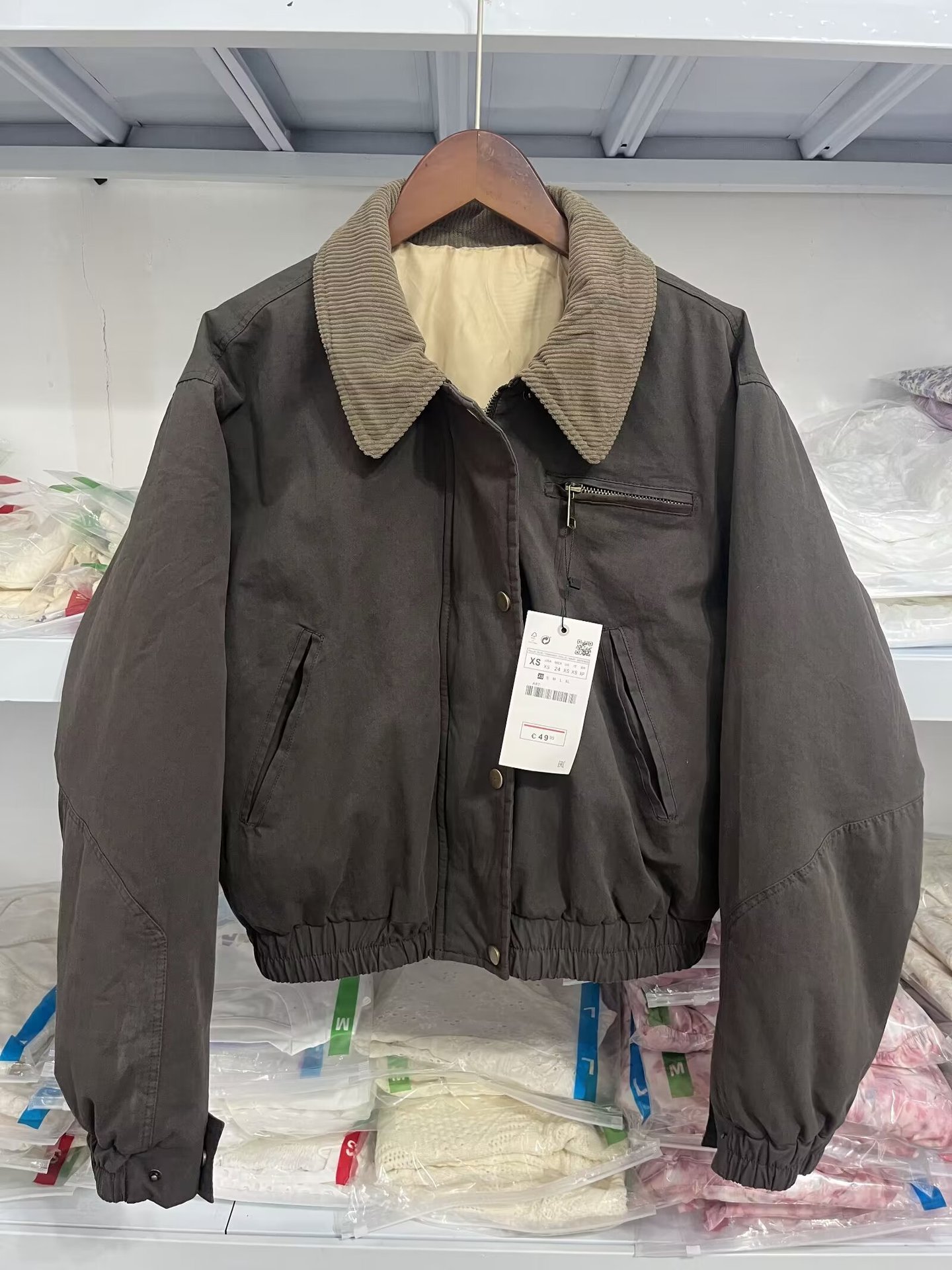 Picture of Cross-border foreign trade AliExpress explosions new foreign trade women's wholesale ZR in stock Maillard wear plus cotton jacket