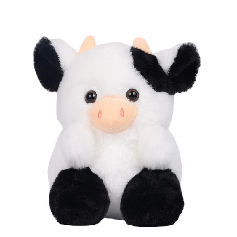 Picture of Strawberry Cow Cross Border New Toy Cow Strawberry Doll Cow Plush Toy Pink
