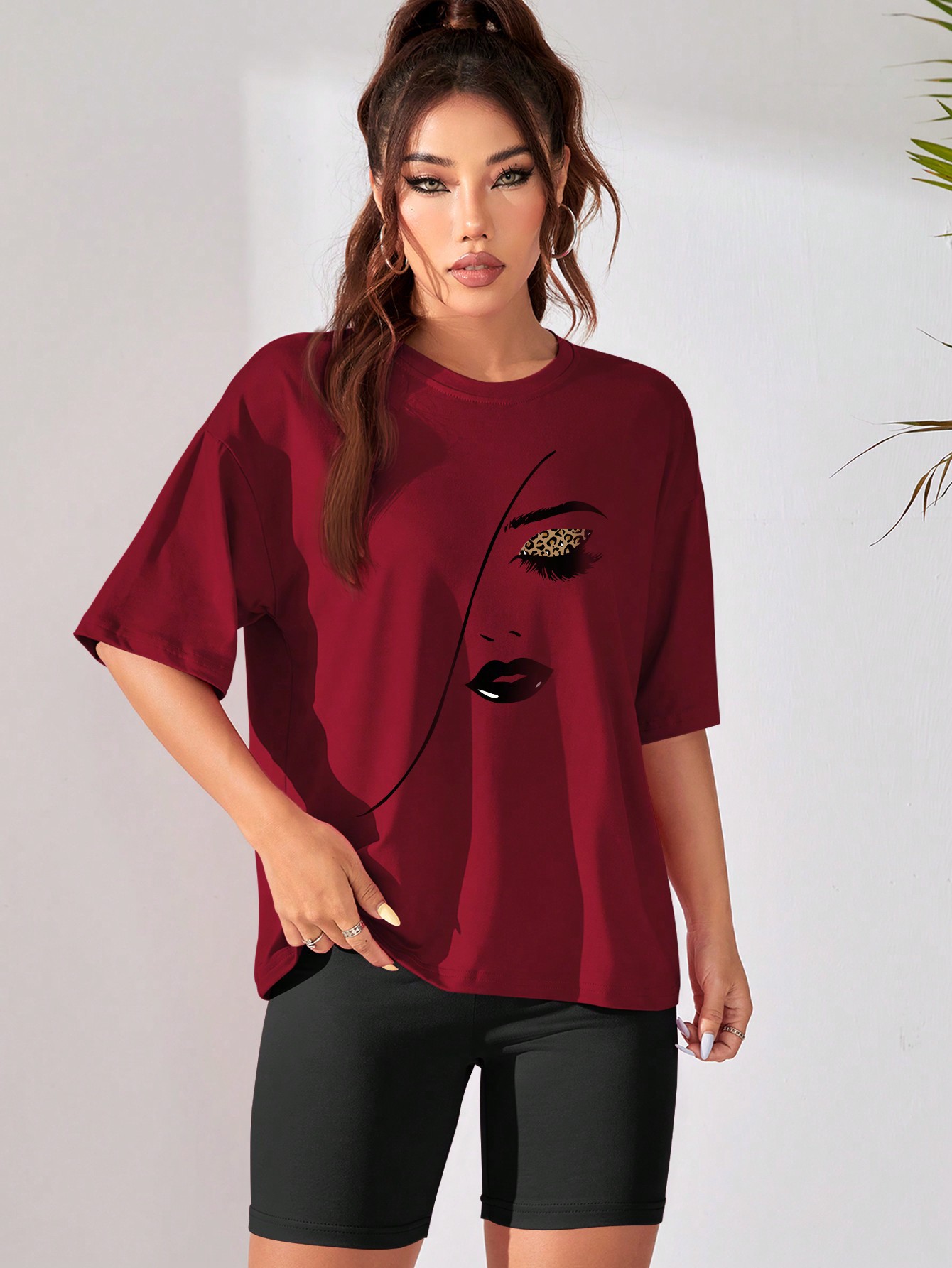 Fashion Joker Short Sleeve Shorts suit
