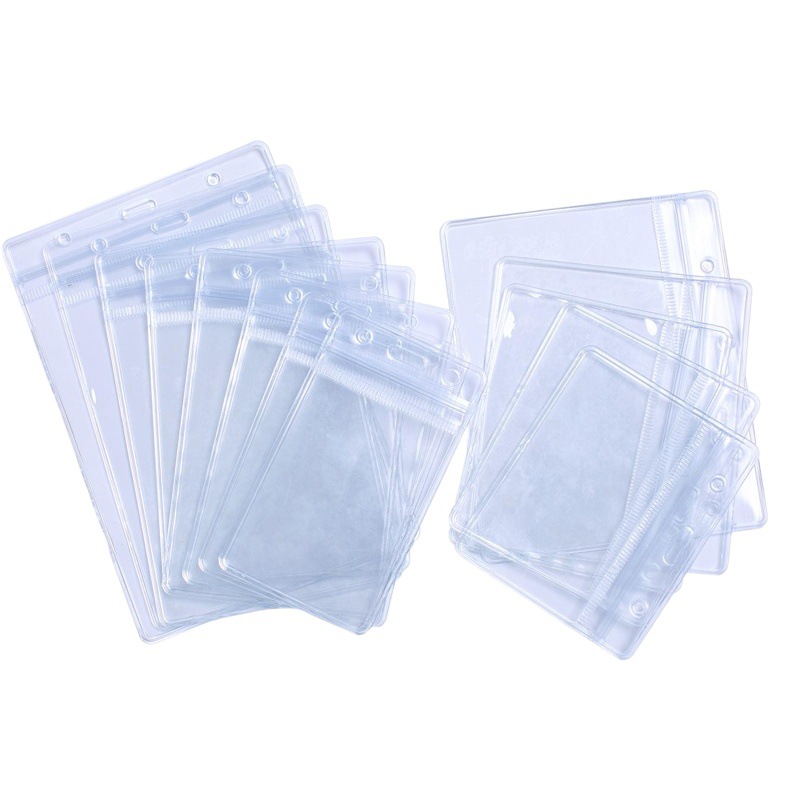 Employee Exhibition Certificate Student Certificate Work Permit Brand Pvc Soft Film Waterproof Card Id Bus Set Waterproof Card Holder