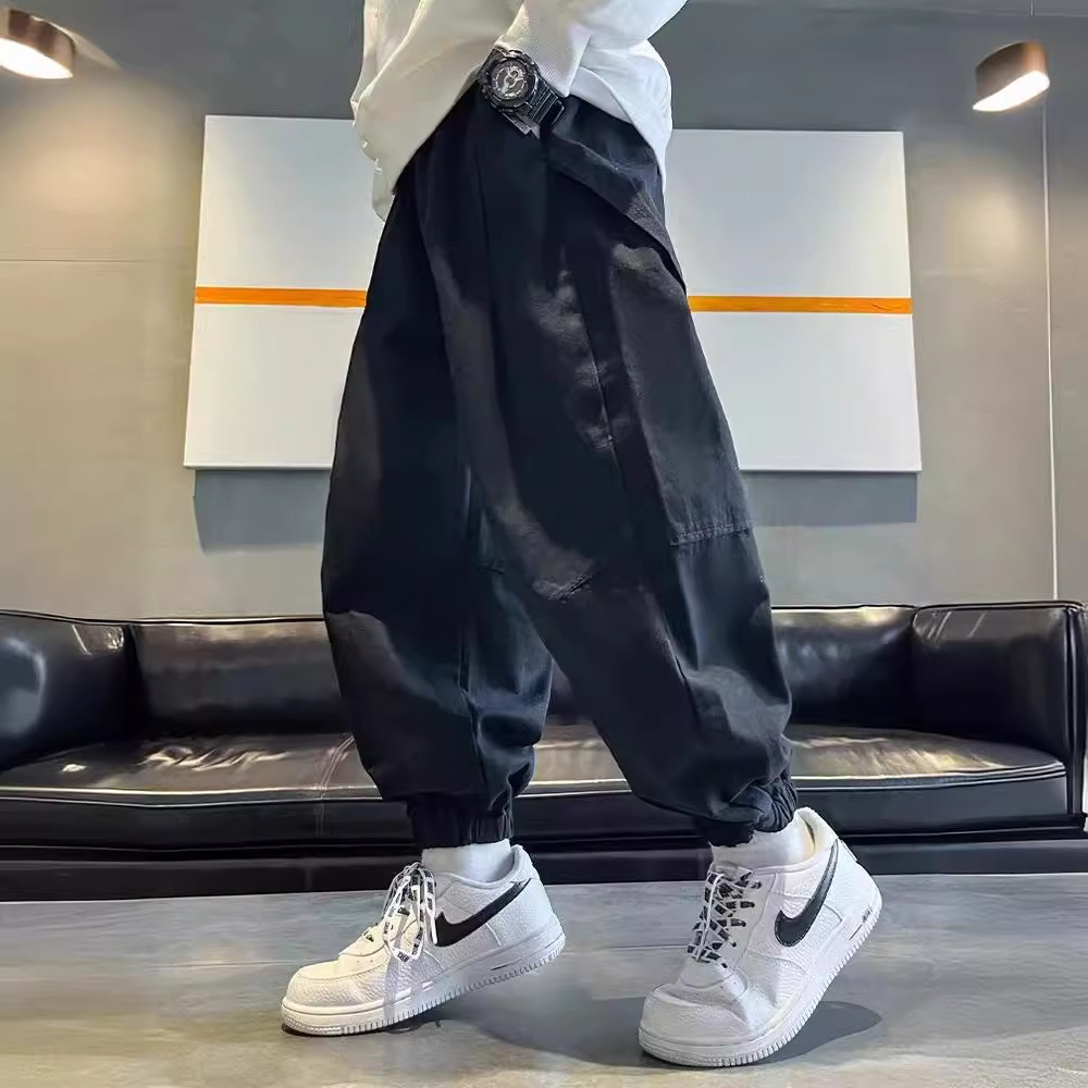 Picture of Boys' casual pants 2024 Spring and Autumn New Fashion children's clothing trendy cool boy Western style fried street Korean style overalls