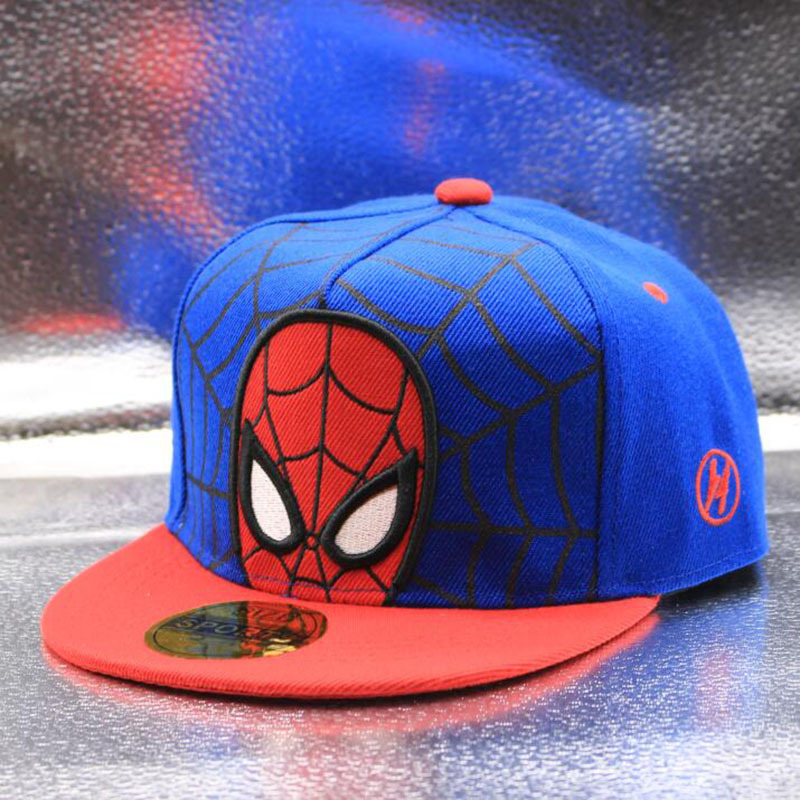 Picture of European and American Hats for Kidsren Spring New Cartoon Flat Brim Hip-Hop Hip-Hop Hats for Boys and Girls Baseball Caps